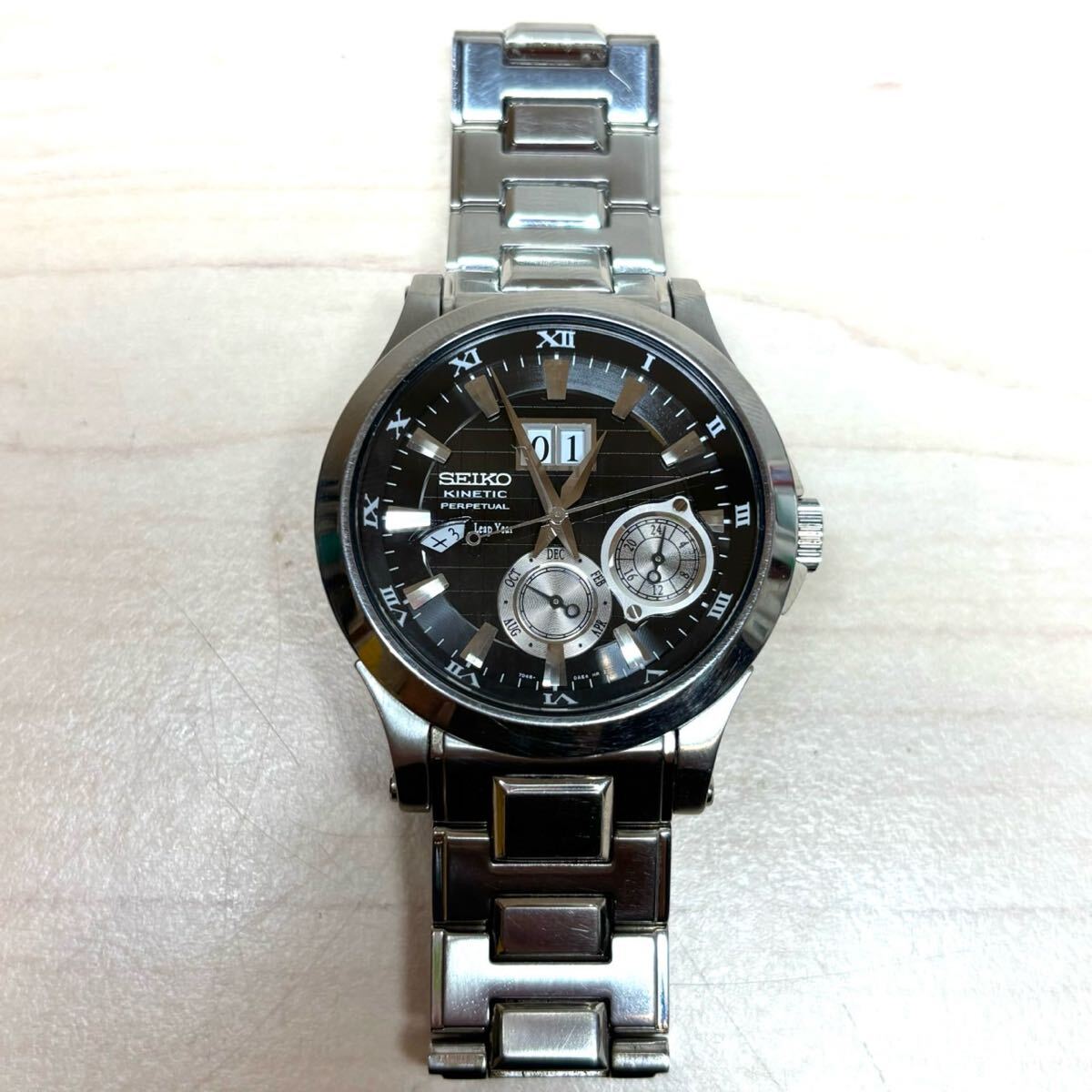 超美品 錬R149 セイコー SEIKO 7D48-0AA0 キネティック パーペチュアル その他