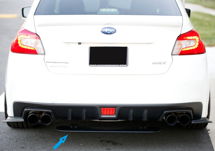 WRX STI リアバンパー ROWEN エアロ PREMIUM Edition リアバンパー FRP製 素地 スバル