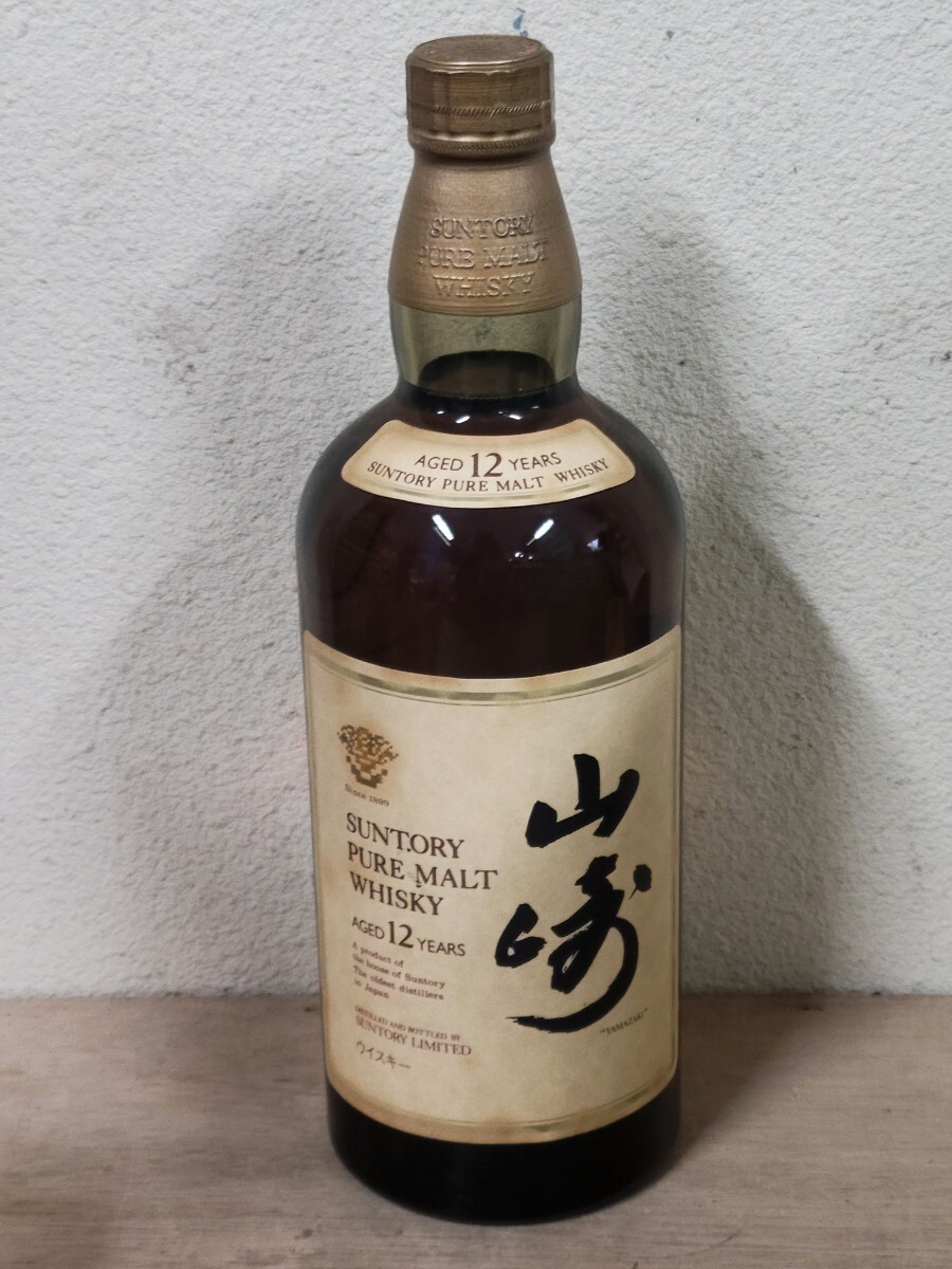 未開封 SUNTORY 山崎 12年 ピュアモルト ウイスキー 750ml 43 未開封 SUNTORY 山崎 12年 ピュアモルト ウイスキー 750ml 43