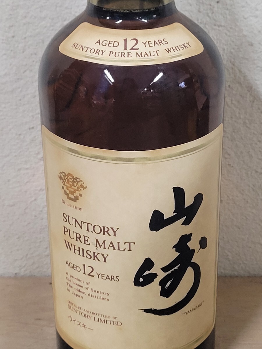 未開封 SUNTORY 山崎 12年 ピュアモルト ウイスキー 750ml 43 未開封 SUNTORY 山崎 12年 ピュアモルト ウイスキー 750ml 43