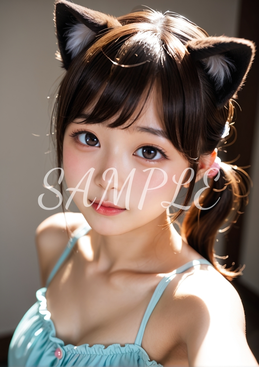ちっぱい　ギャル H0101 【高画質・一点物】ポスター美女かわいいヌード裸ギャルAI 熟女イラストアートちっぱい貧乳－Funbid香港本地日本代購網站