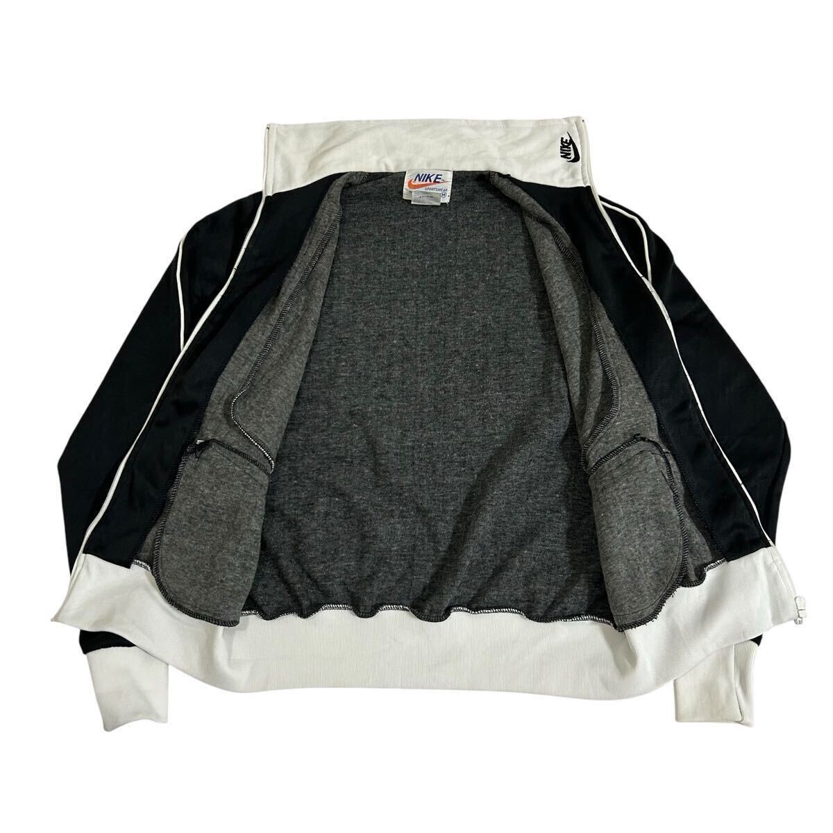 レア 黒 白 70s 80s NIKE オレンジタグ トラックジャケット M レア 黒 白 70s 80s NIKE オレンジタグ トラックジャケット M