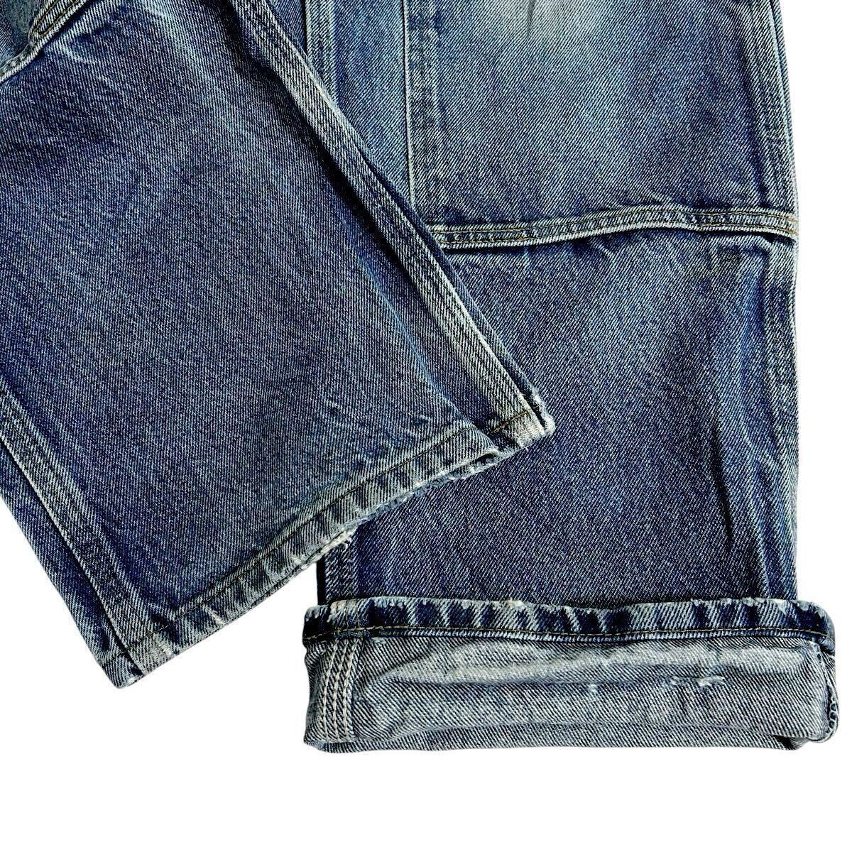 ダブルニー ビンテージ Carhartt B07 DNM デニム ペインター ダブルニー ビンテージ Carhartt B07 DNM デニム ペインター