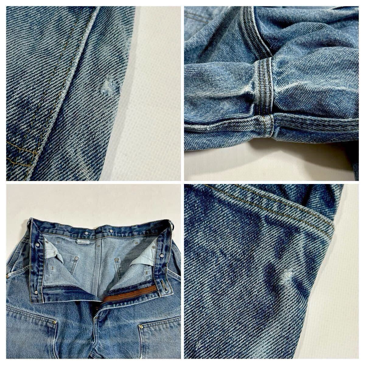 ダブルニー ビンテージ Carhartt B07 DNM デニム ペインター ダブルニー ビンテージ Carhartt B07 DNM デニム ペインター