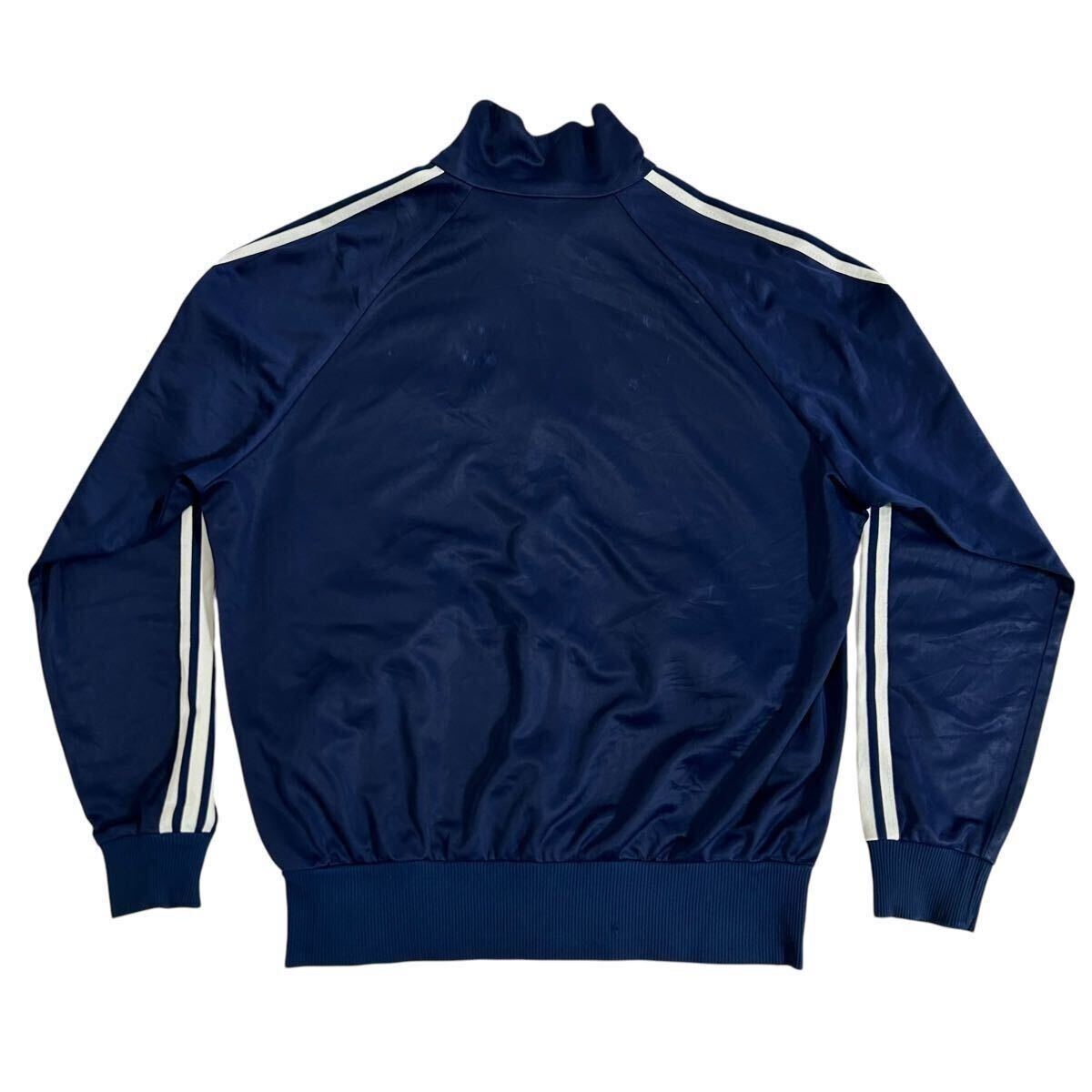 西ドイツ製 70s adidas 曲がりポケット トラックジャケット 紺 西ドイツ製 70s adidas 曲がりポケット トラックジャケット 紺