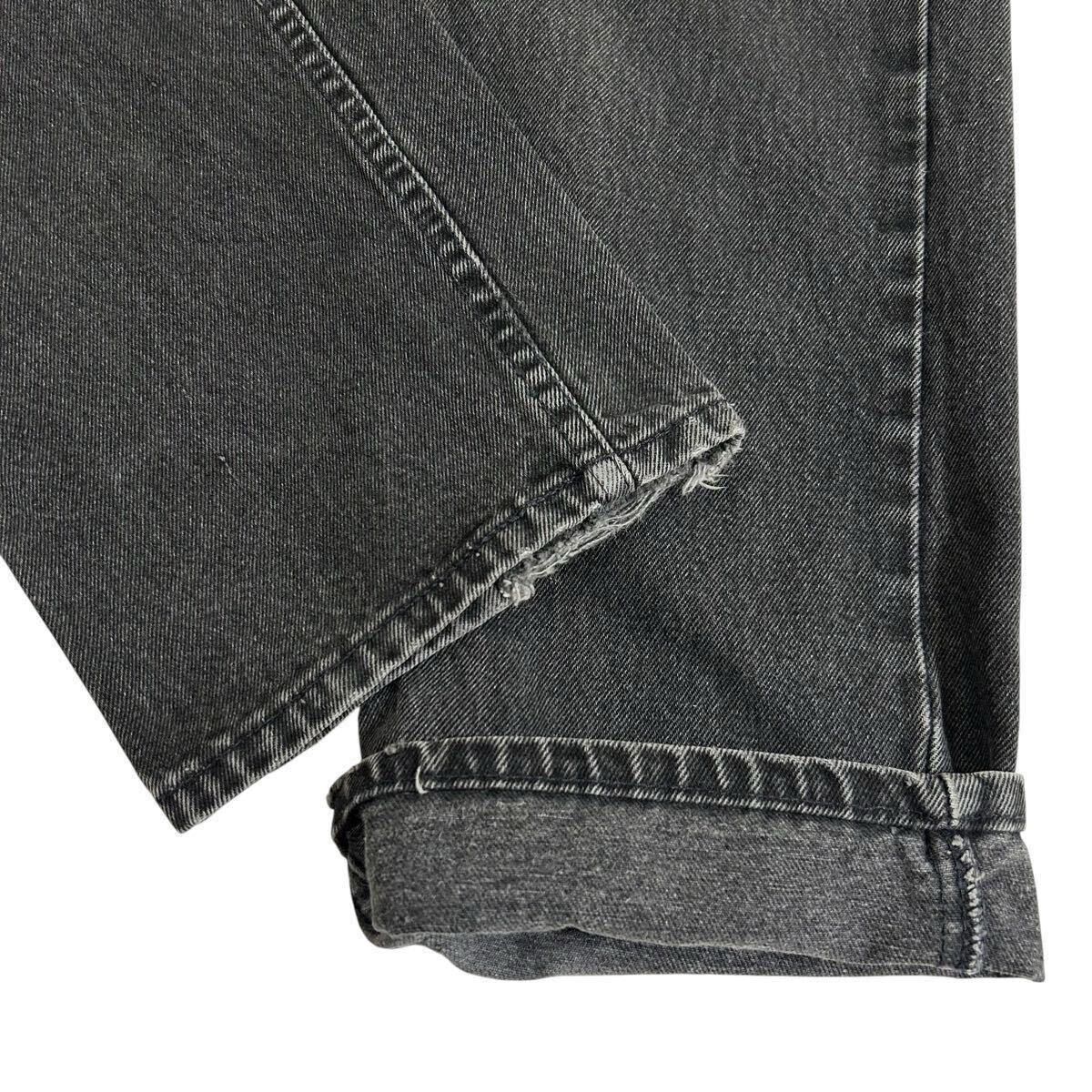 90s LEVI'S 505 USA製 後染め ブラックデニム W36 L34 90s LEVI'S 505 USA製 後染め ブラックデニム W36 L34