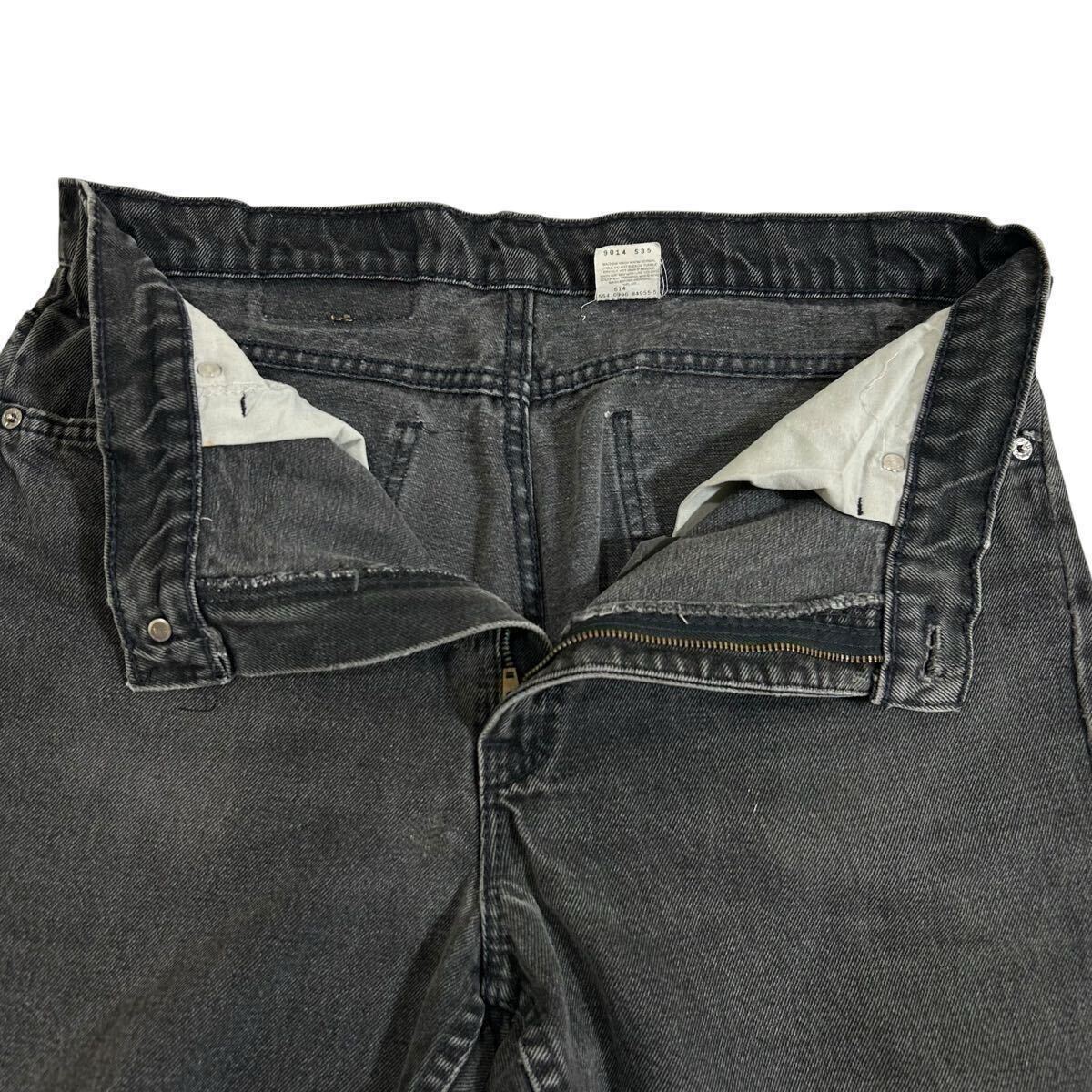90s LEVI'S 505 USA製 後染め ブラックデニム W36 L34 90s LEVI'S 505 USA製 後染め ブラックデニム W36 L34