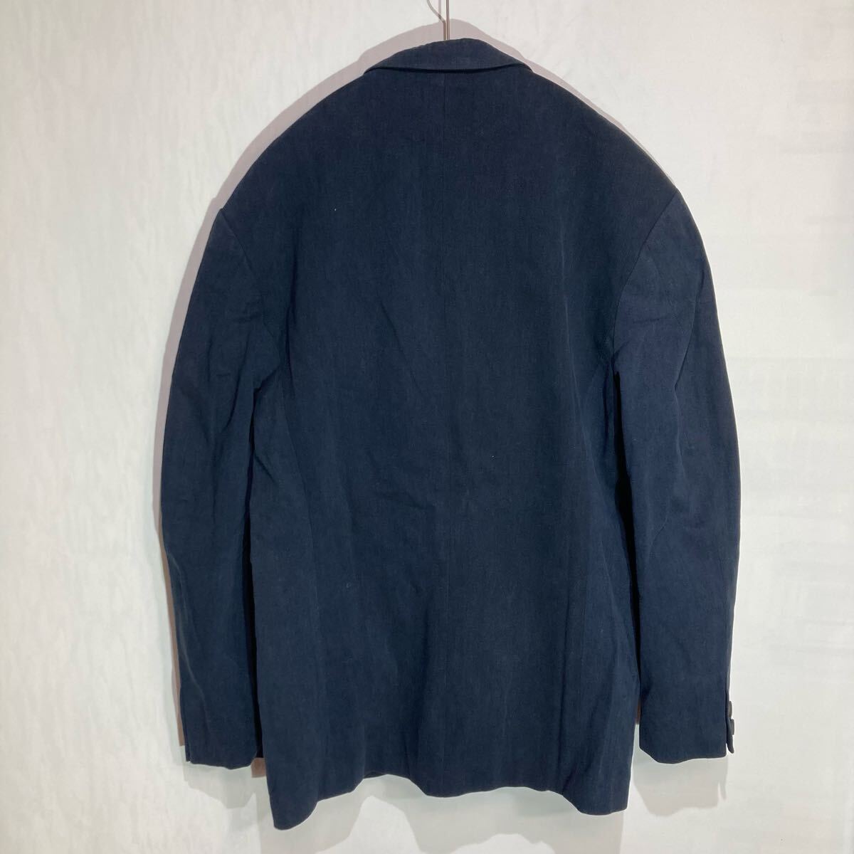 52-18 Yohji Yamamoto POUR HOMME ジップポケット ジャケット ネイビー M ヨウジヤマモト ファスナー　オールド ヴィンテージ