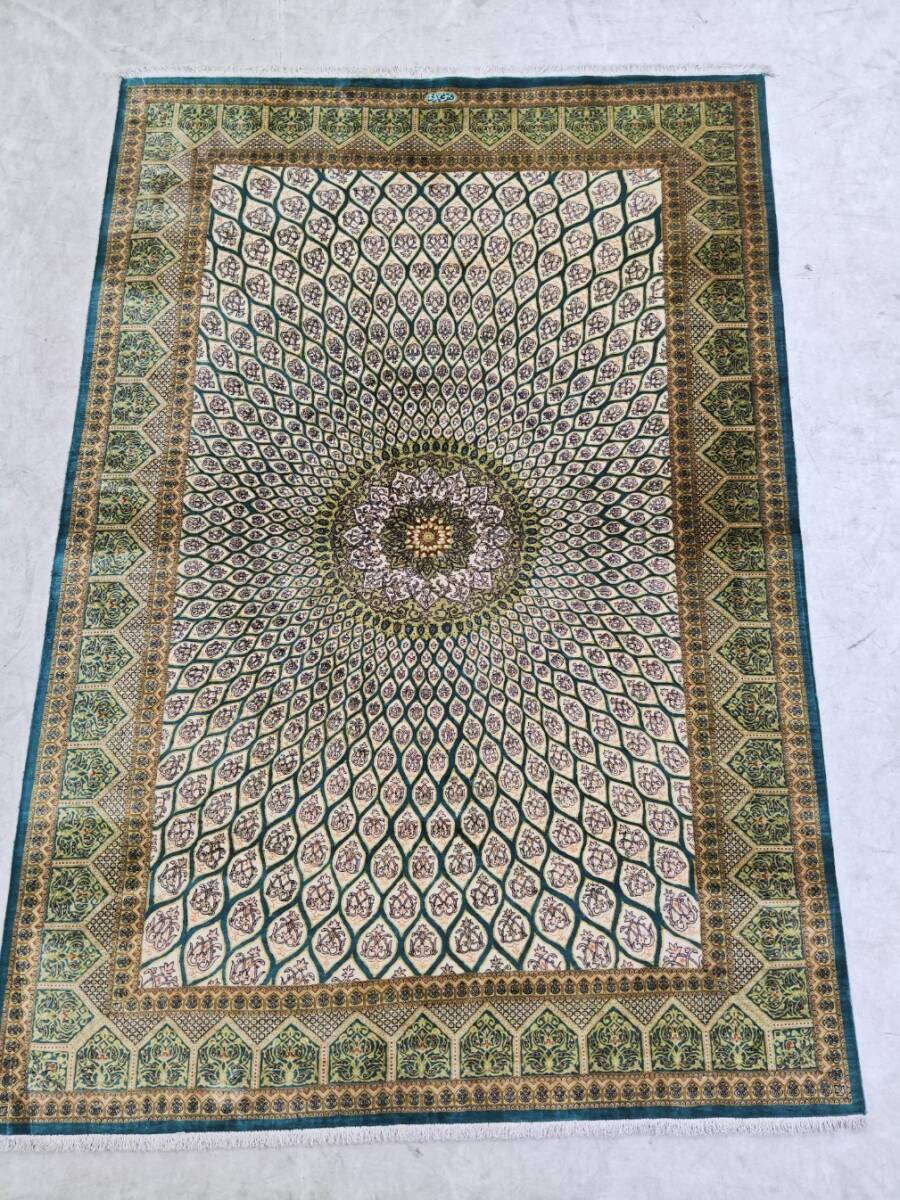 J178【美品】300万円購入 ペルシャ絨毯 シルク サマディ工房 133 J178【美品】300万円購入 ペルシャ絨毯 シルク サマディ工房 133