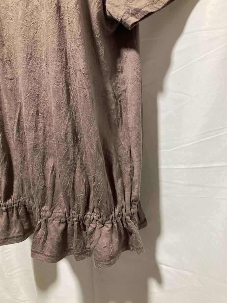 sensounico センソユニコ tb ティービートップス カットソー チュニック 古着 レディース 半袖 ブラン ３８ 夏 tb-3-144_画像4