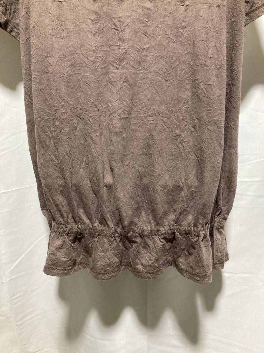 sensounico センソユニコ tb ティービートップス カットソー チュニック 古着 レディース 半袖 ブラン ３８ 夏 tb-3-144_画像7