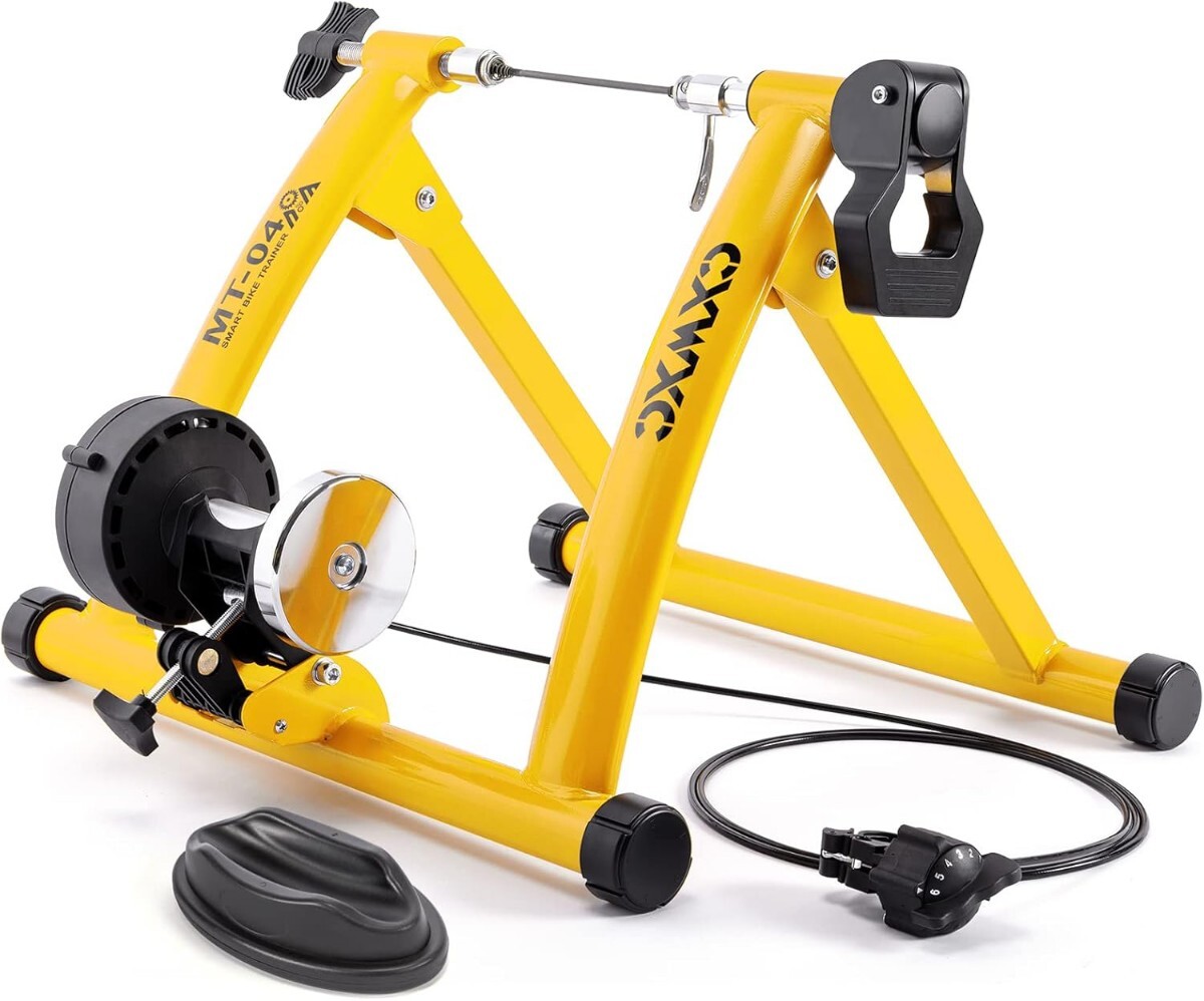 CXWXC 自転車 ローラー台 固定ローラー サイクルトレーナー 26~29インチ対応 6段階負荷調整 折り畳み
