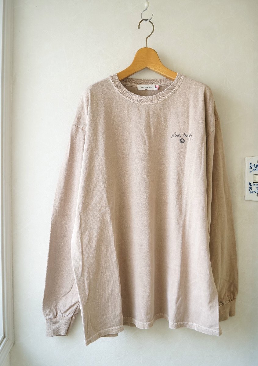 ★送料無料!! イエナ GOOD ROCK SPEED / グッドロックスピード *長袖 カットソー　ロンT / ベージュ茶*古著のgplus広島　2503t1
