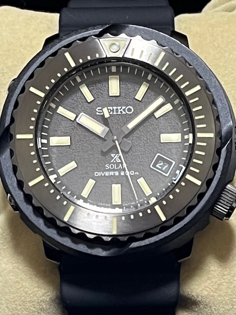 SEIKO PROSPEX SNE543P1 V157-0DD0 ソーラー クォーツ ツナ缶