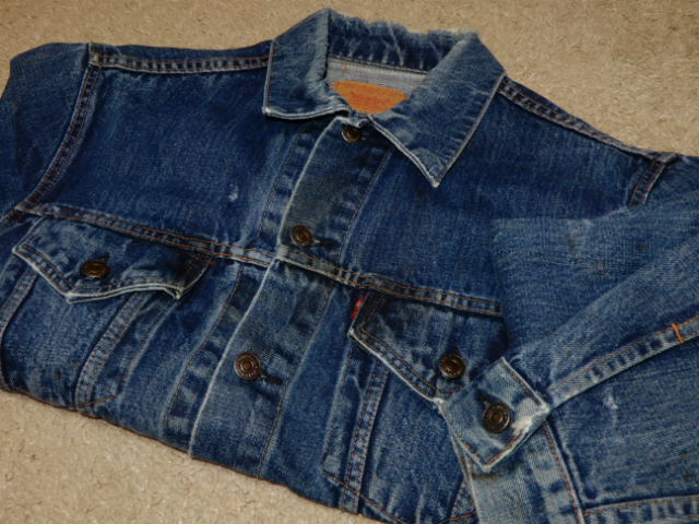 Rare 60's LEVI'S 558型 初期 71205 BigE デニム 44Long Rare 60's LEVI'S 558型 初期 71205 BigE デニム 44Long