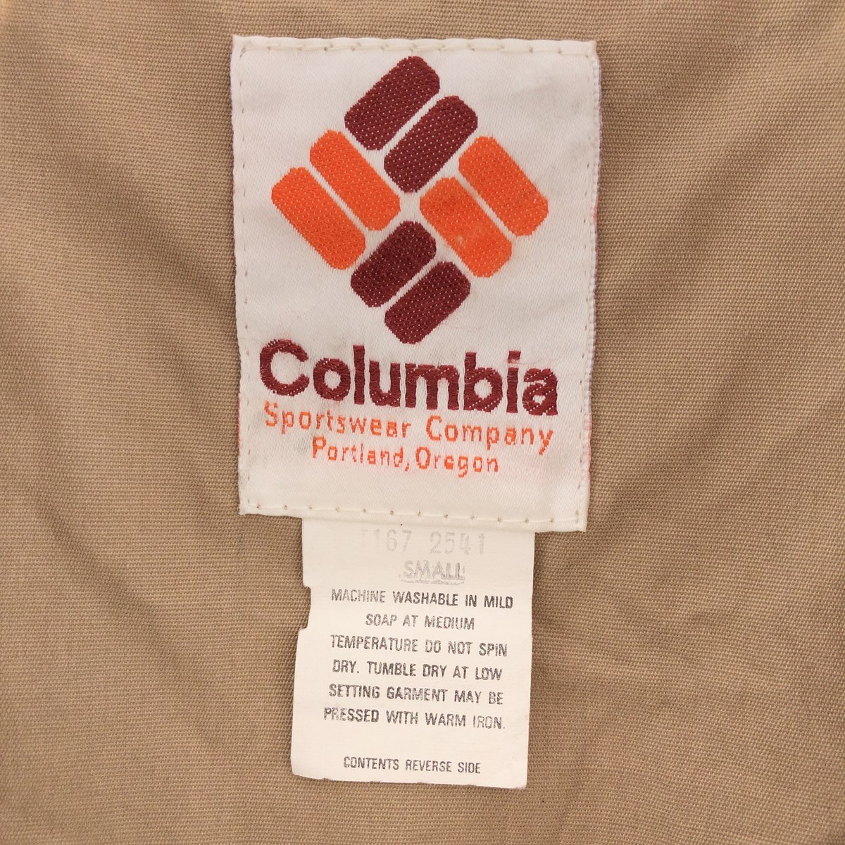 古著 70年代 コロンビア Columbia イエローストーンタグ フィッシングベスト メンズS相當 ヴィンテージ /eaa392848 ss2503_30
