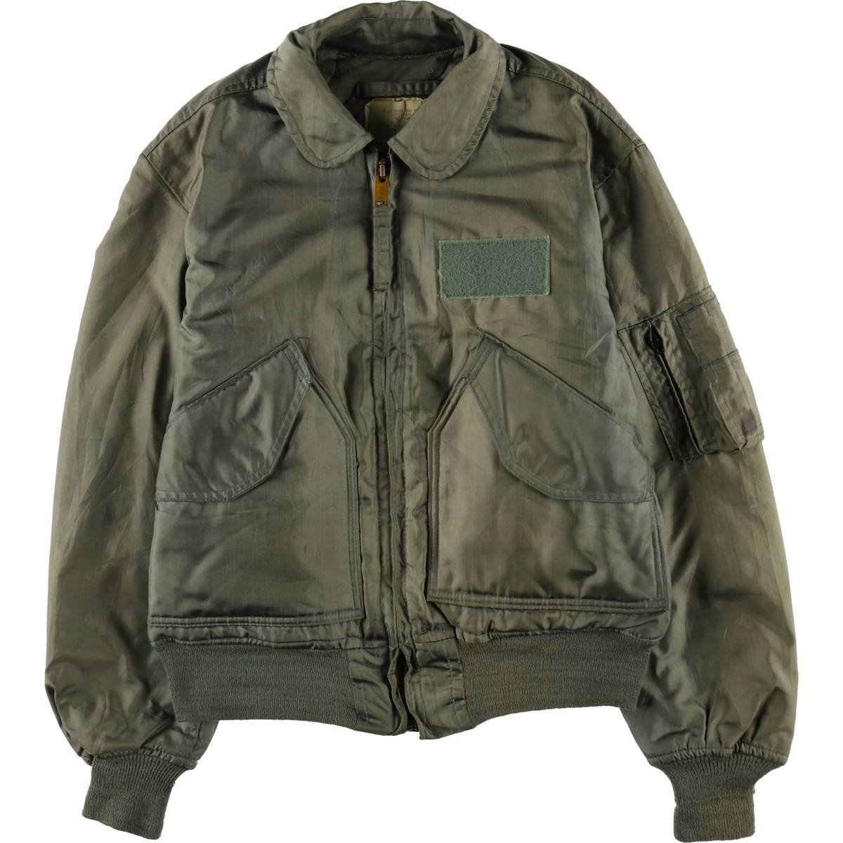 古著 80年代 米軍実品 CWU-45/P ミリタリー フライトジャケット USA制 SMALL(34-36) メンズS相當(dāng) ヴィンテージ /evb007394