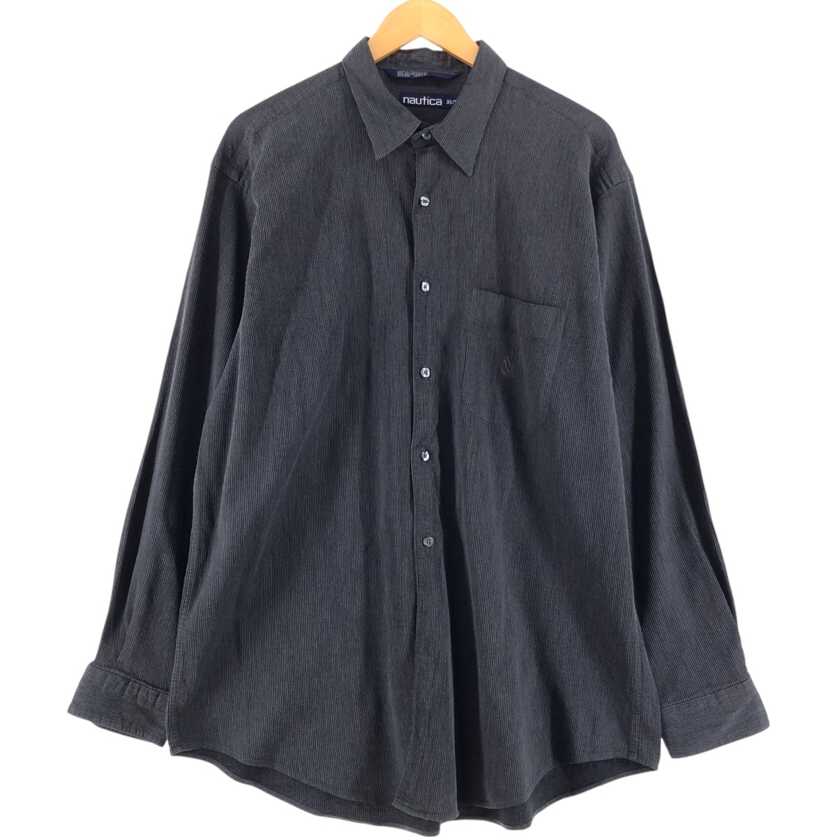 古着 90年代 ノーティカ NAUTICA 長袖 コットン×レーヨンシャツ メンズXL相当 ヴィンテージ /eaa527054_画像1