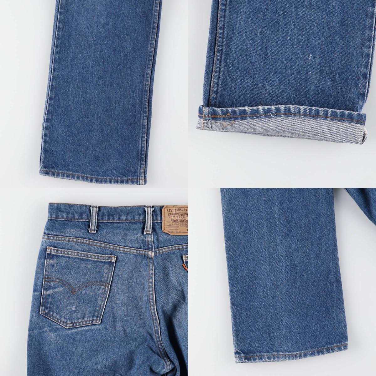 古著 90年代 リーバイス Levi's 20517-0217 オレンジタブ ブーツカットデニムパンツ USA制 メンズw34相當(dāng) ヴィンテージ /evb010700