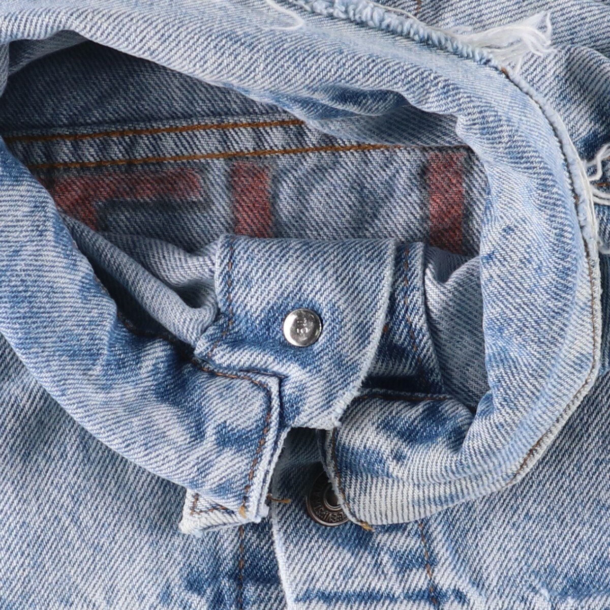 古著 90年代 リーバイス Levi's 70507-0219 ペイントカスタム デニムジャケット Gジャン USA制 メンズM相當(dāng) ヴィンテージ /eaa531952