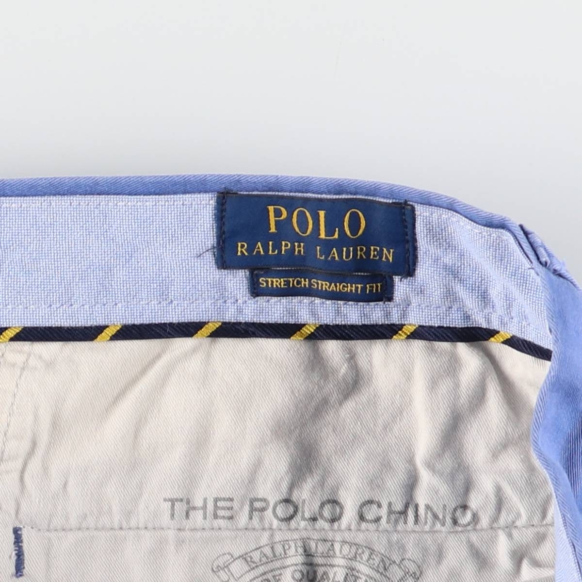古著 ラルフローレン Ralph Lauren POLO RALPH LAUREN STRTCH STRAGHIT FIT チノパンツ メンズw34相當(dāng) /eaa532143