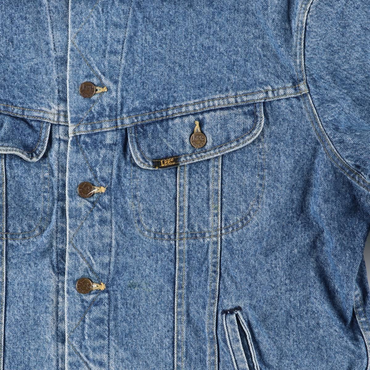  б/у одежда 80 годы Lee Lee Rider's Hard Rock CAFE Hard Rock Cafe Denim жакет G Jean мужской XL соответствует Vintage /eaa530159