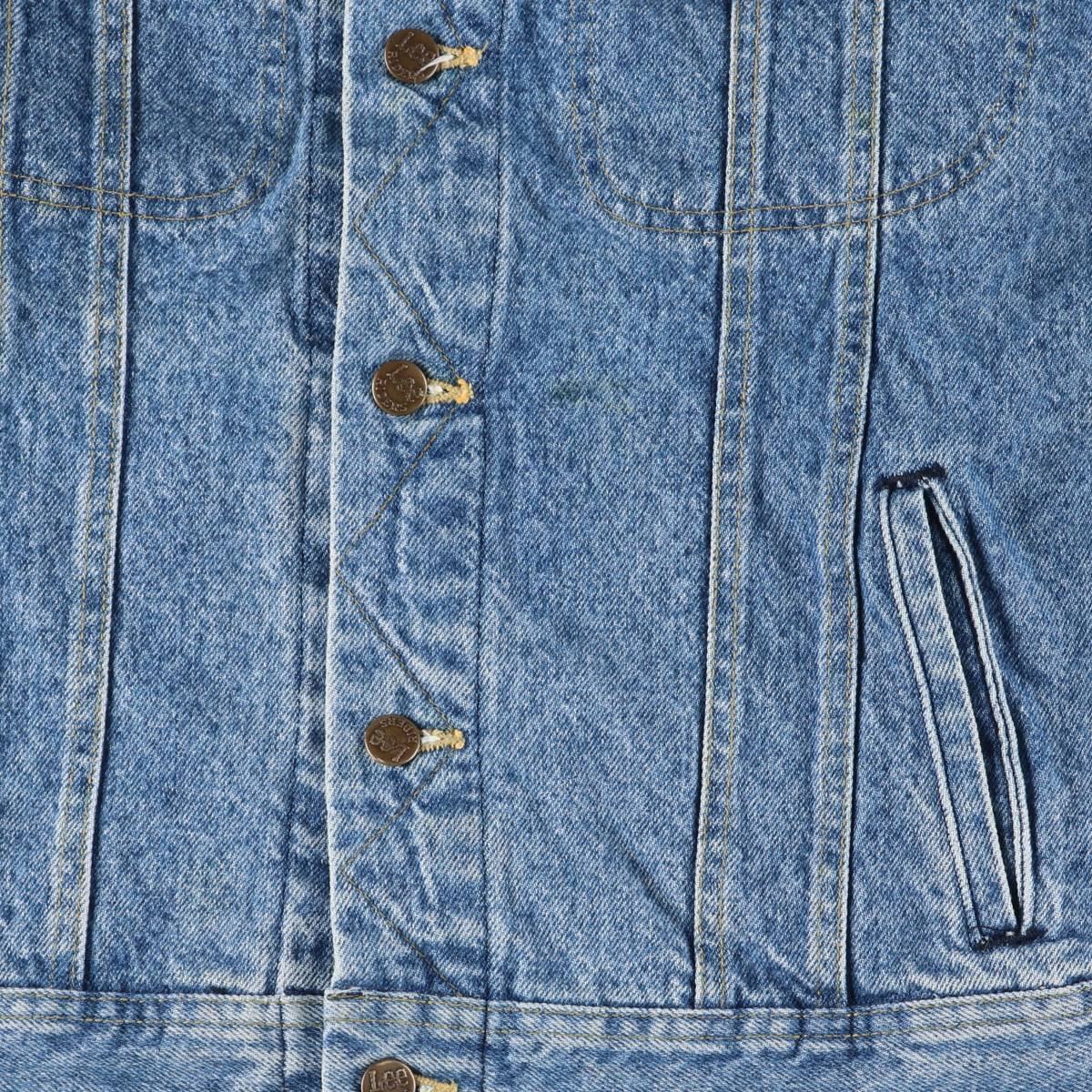  б/у одежда 80 годы Lee Lee Rider's Hard Rock CAFE Hard Rock Cafe Denim жакет G Jean мужской XL соответствует Vintage /eaa530159