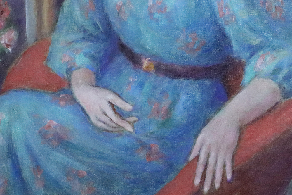 ○最終出品○都竹伸政○パリの女○油彩画○P8号○人物画○美人画 ○最終出品○都竹伸政○パリの女○油彩画○P8号○人物画○美人画