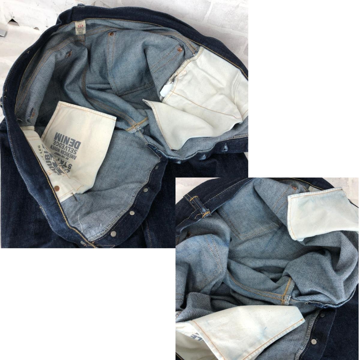 RRL RALPH LAUREN ダブルアールエル USA制 セルビッチ 赤耳 デニムパンツ SIZE: 40 インディゴ MH632025032122