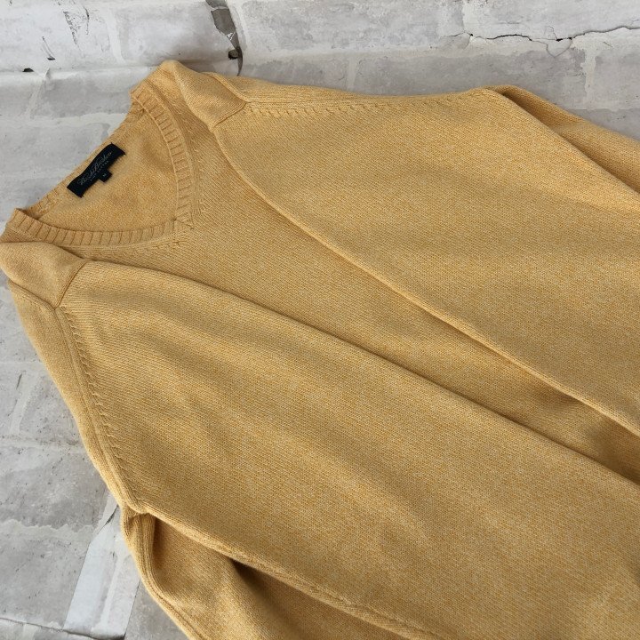 Brooks Brothers ブルックスブラザーズ スーピマコットン Vネックセーター SIZE: M オレンジ MH632025022818