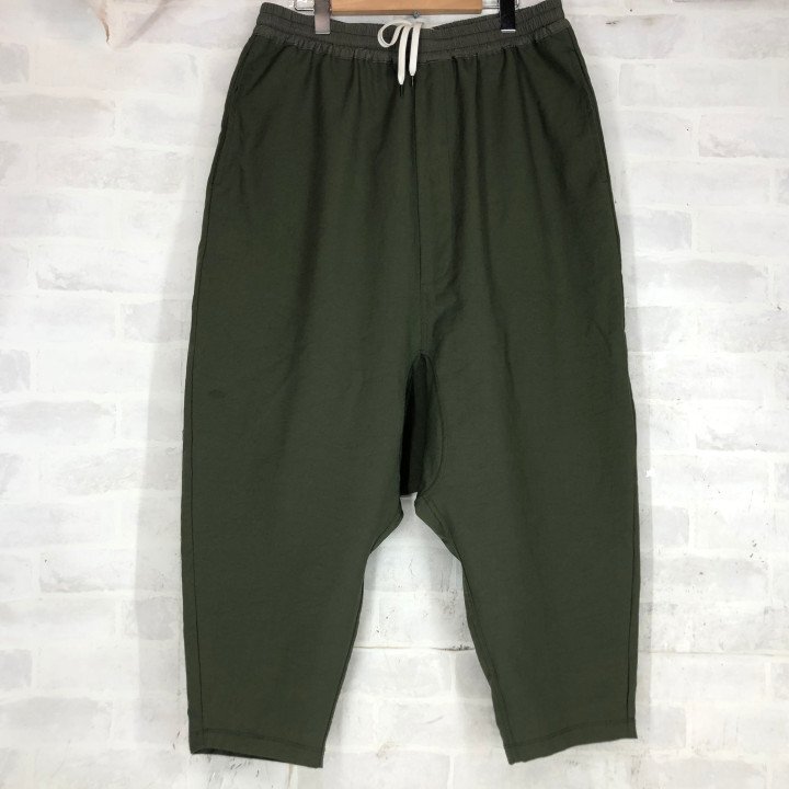 rehacer レアセル Over Drape Sarouel Pants オーバー ドレープ サルエルパンツ SIZE: L カーキ　MH632025032019