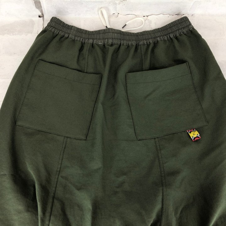 rehacer レアセル Over Drape Sarouel Pants オーバー ドレープ サルエルパンツ SIZE: L カーキ　MH632025032019
