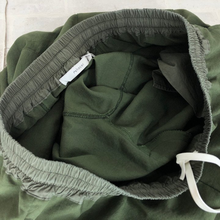 rehacer レアセル Over Drape Sarouel Pants オーバー ドレープ サルエルパンツ SIZE: L カーキ　MH632025032019