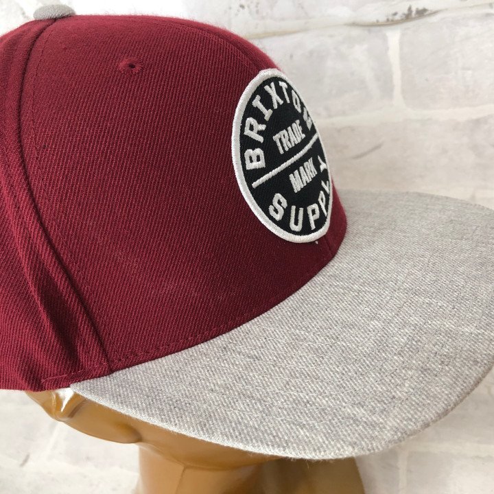 BRIXTON ブリクストン キャップ 帽子 ボルドー/グレー MH632025032815_画像7