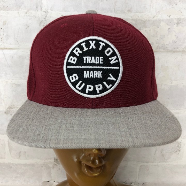 BRIXTON ブリクストン キャップ 帽子 ボルドー/グレー MH632025032815_画像2