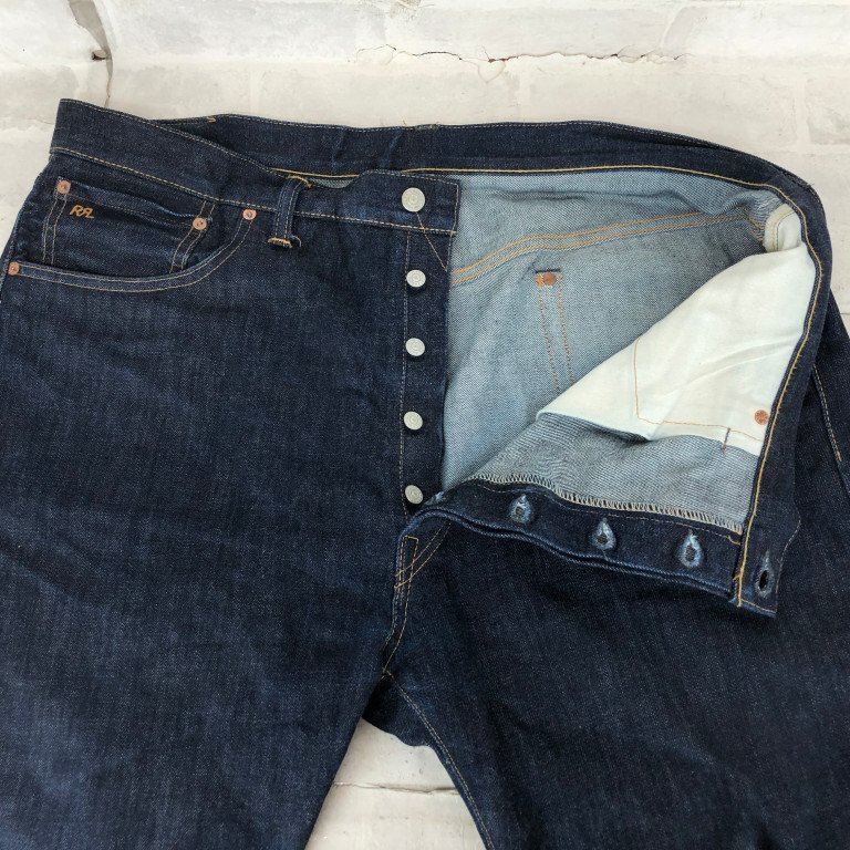 RRL RALPH LAUREN ダブルアールエル USA制 セルビッチ 赤耳 デニムパンツ SIZE: 40 インディゴ MH632025032122