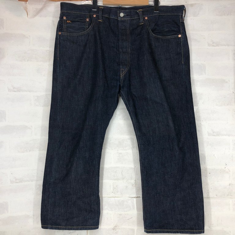 RRL RALPH LAUREN ダブルアールエル USA制 セルビッチ 赤耳 デニムパンツ SIZE: 40 インディゴ MH632025032122