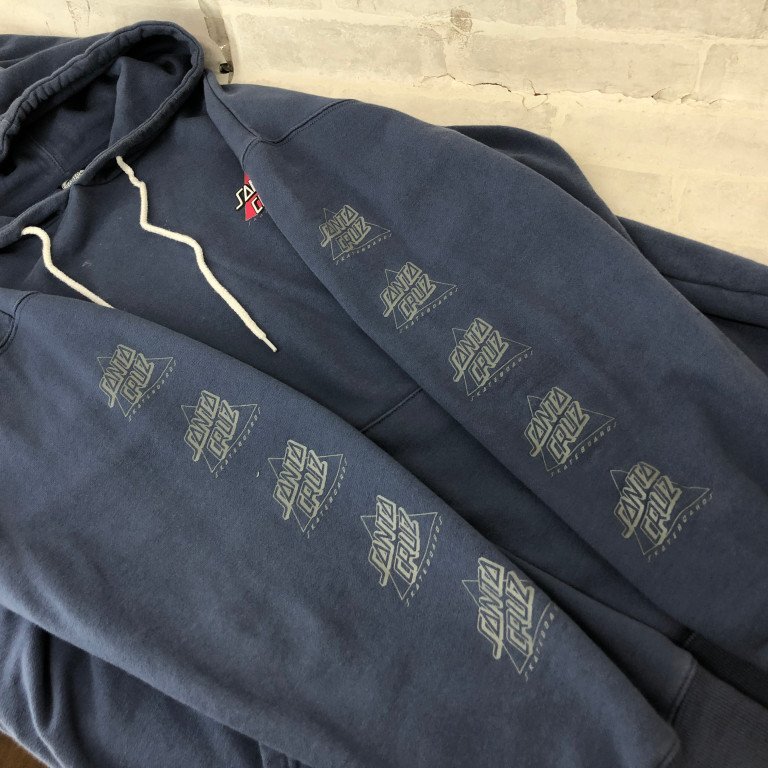 SANTA CRUZ サンタクルーズ ムラサキスポーツ別注 オーバーサイズ バックプリントパーカー SIZE: XL ブルー MH632025032101