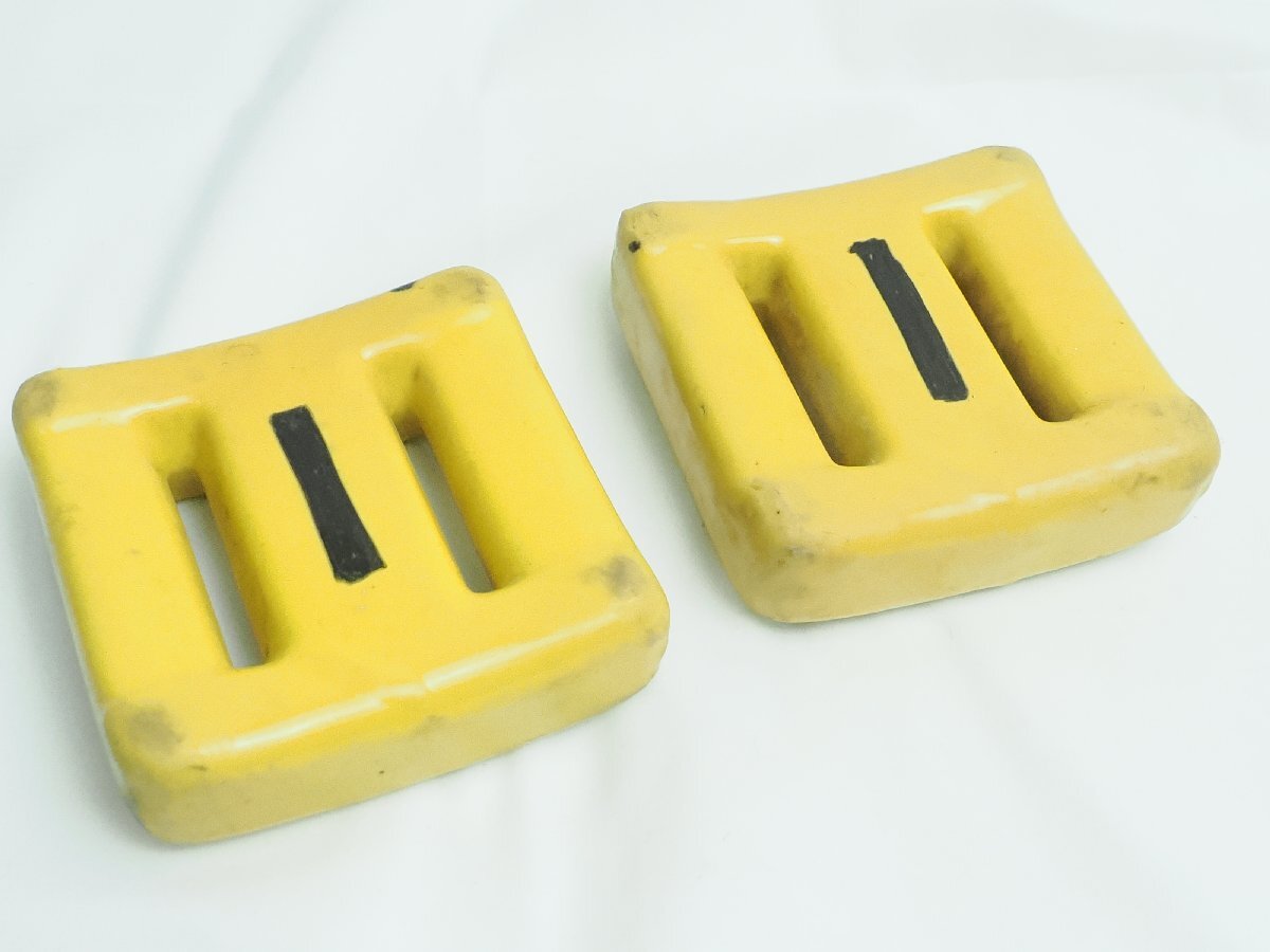 カラーウエイトセット (2kgx2) カラーウエイト カラー:イエロー スキューバダイビング用品 [W9-63409]_画像1