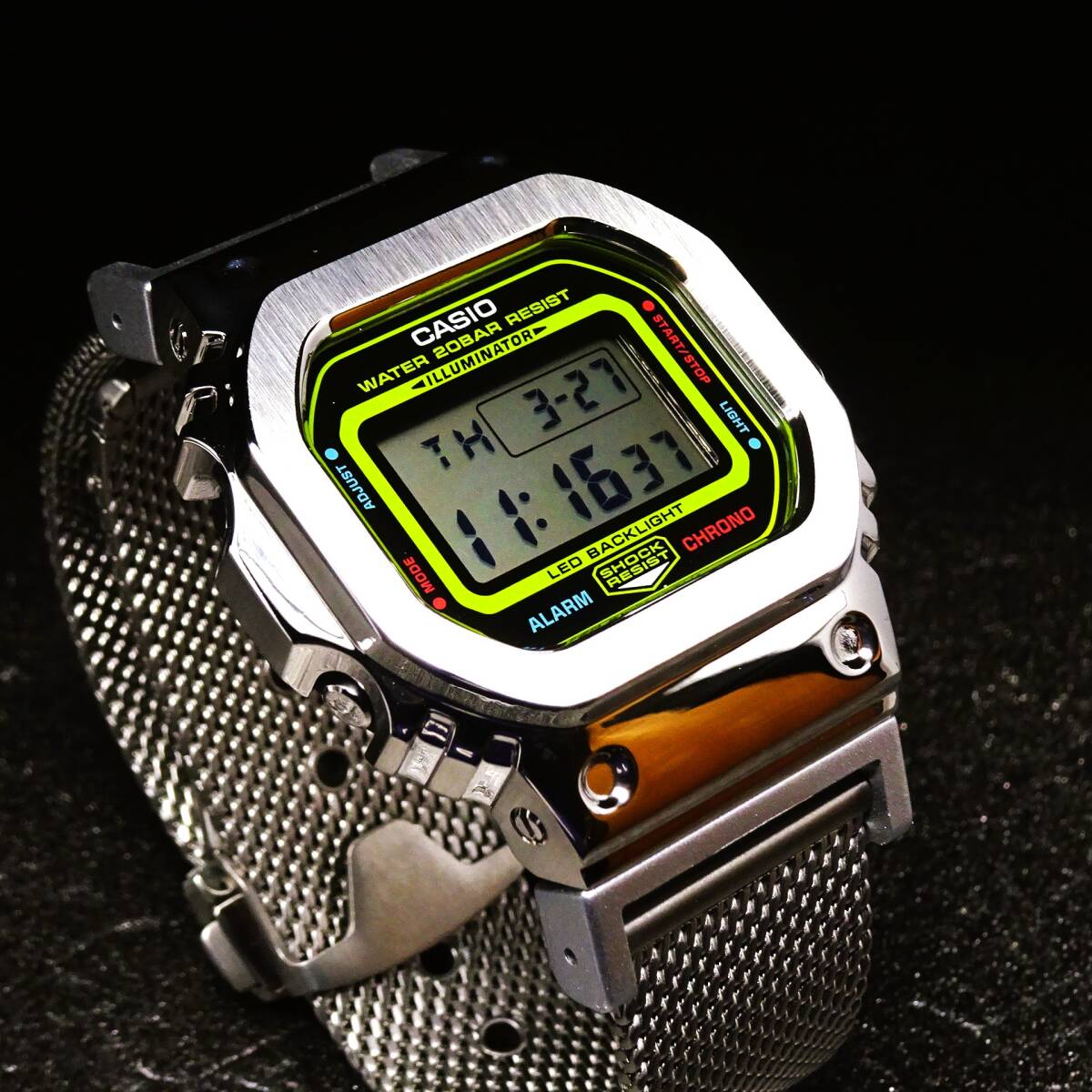 〓新品〓GショックMODカスタム〓本体付きDW5600デジタル腕時計 〓新品〓GショックMODカスタム〓本体付きDW5600デジタル腕時計