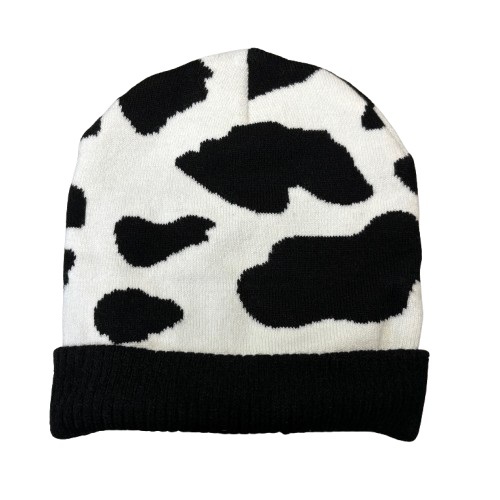 【訳アリ品！売り切り！】COOKMAN　クックマン　ビーニー　 ニット帽　「Cow White」　サイズ：フリー_画像4