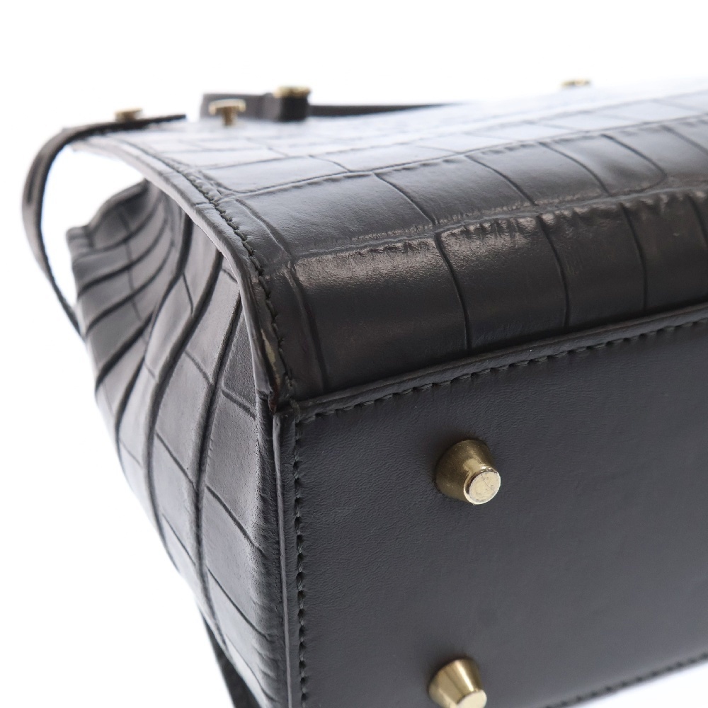 FURLA フルラ クロコ型押し 2WAYハンドバッグ ショルダーバッグ FURLA フルラ クロコ型押し 2WAYハンドバッグ ショルダーバッグ
