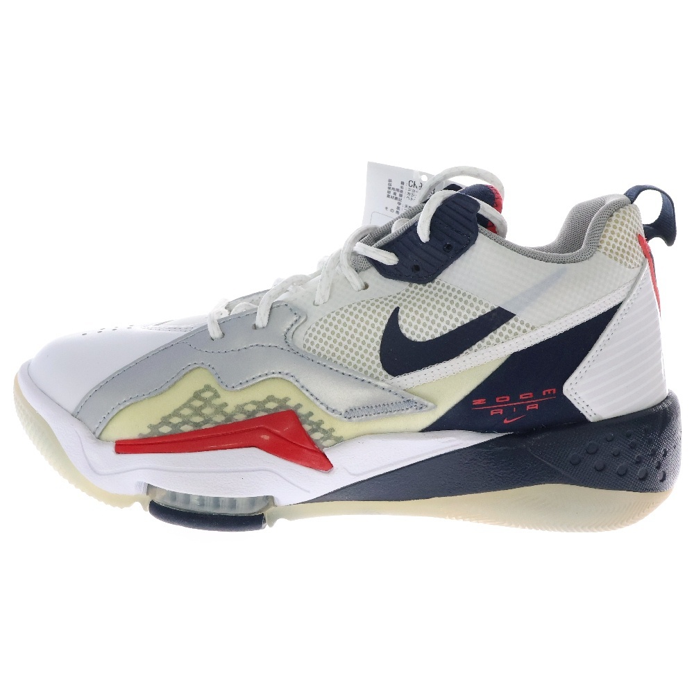 NIKE ナイキ JORDAN ZOOM 92 ジョーダン ズーム'92 ハイカットスニーカー ホワイト/ネイビー US9.5/27.5cm CK9183-101