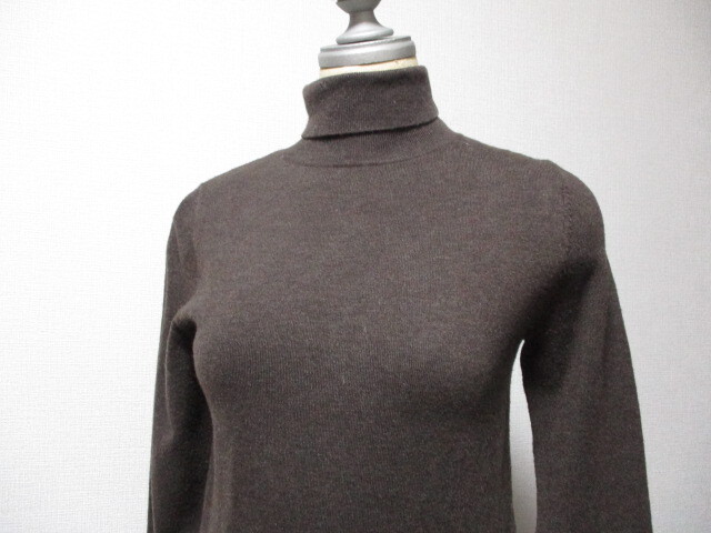 Apuweiser-riche こげ茶色☆タートルネック~カットソー_画像2