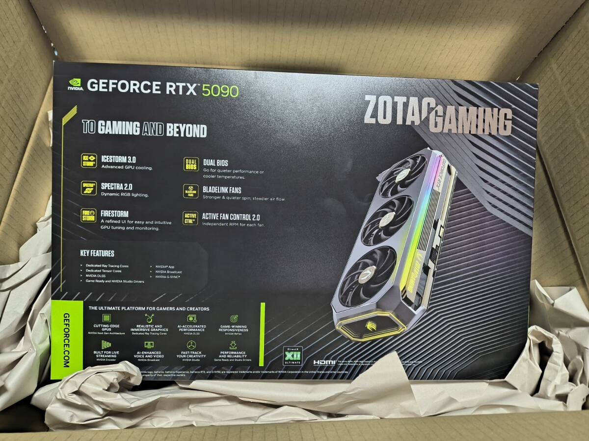 Yahoo!オークション - 延長保証可 新品未開封 ZOTAC RTX 5090 Yahoo!オークション - 延長保証可 新品未開封 ZOTAC RTX 5090