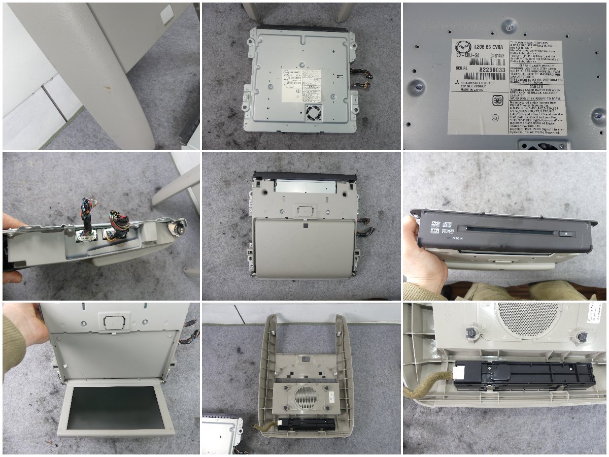 A8677 E Mazda MPV LY3P 23T оригинальный OP опция BOSE Bose опускающийся монитор заднее сиденье DVD воспроизведение L20666EV0A L2066997Y