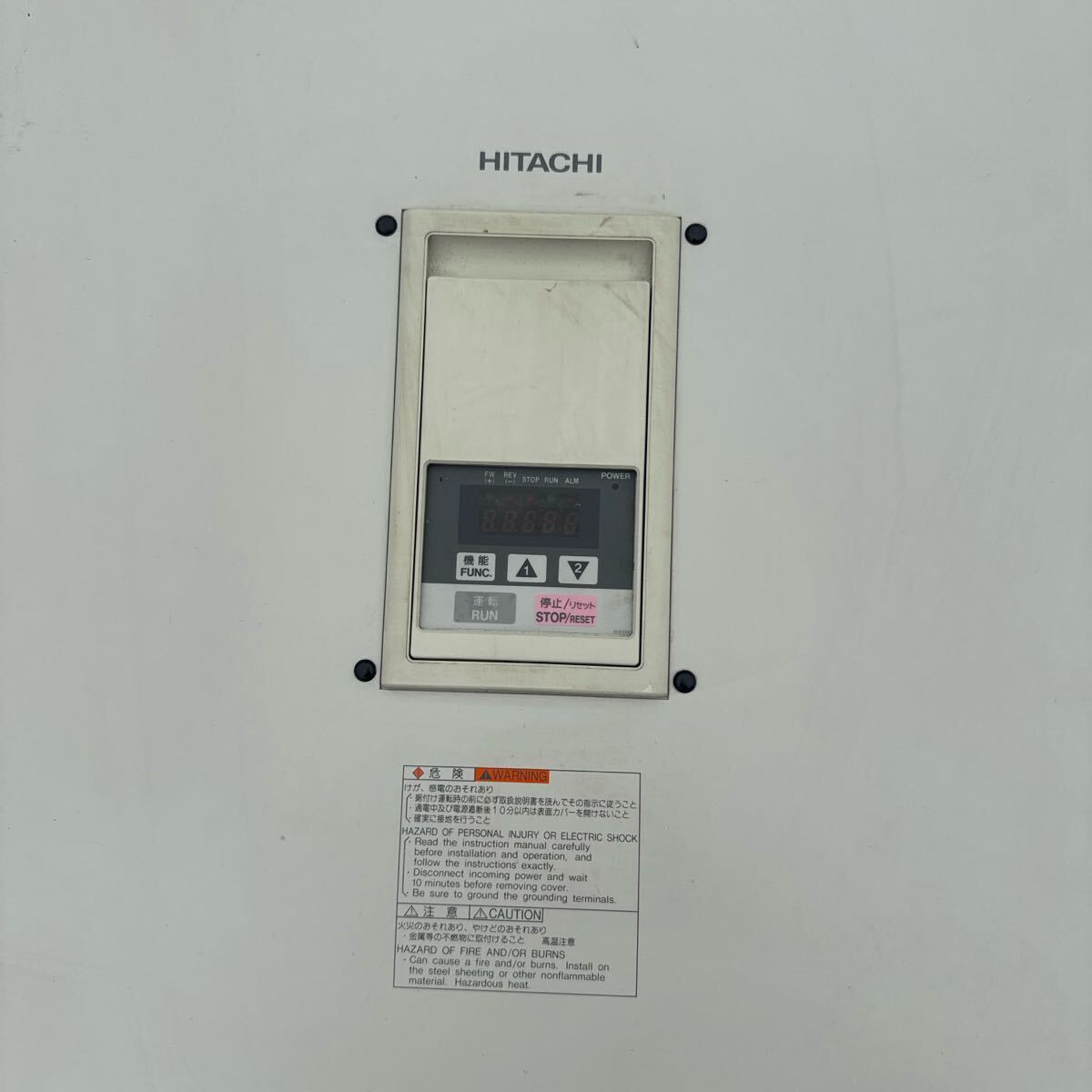 !_5C358 HITACHI INVERTER J500 1100HF 110kW 195A работа с гарантией 