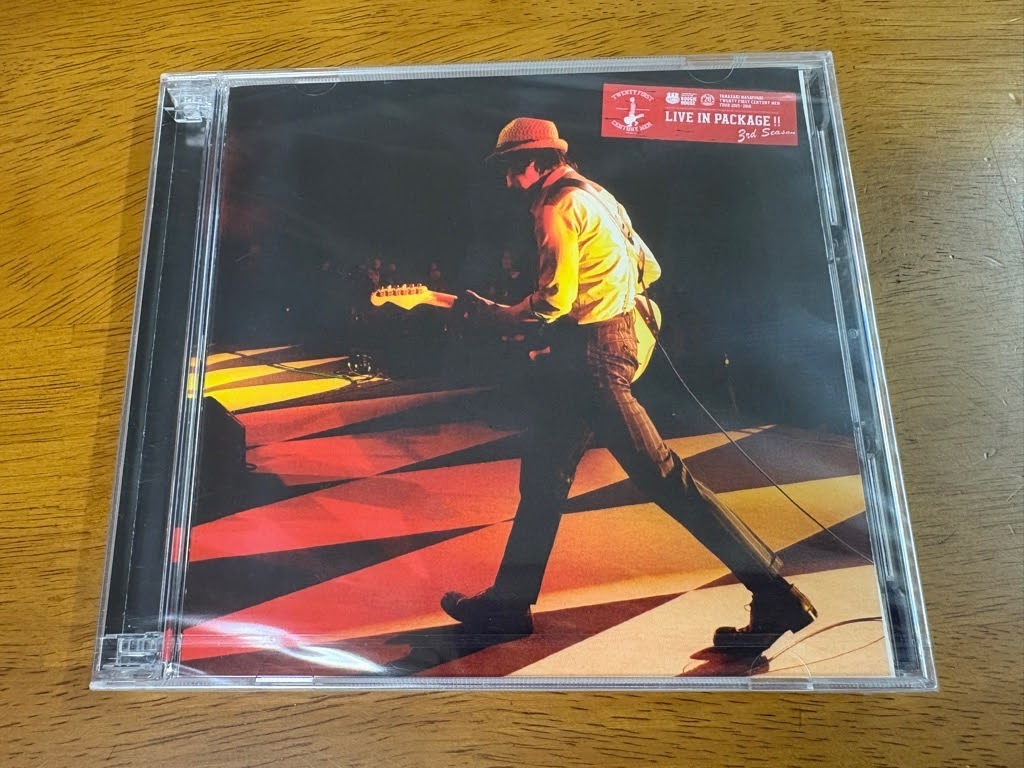 q7/未開封CD 山崎まさよし Twenty First Century Men TOUR 2015-2016 Live in Package 2015.12.27 大宮ソニックシティ 大ホール FC会員限定_画像1