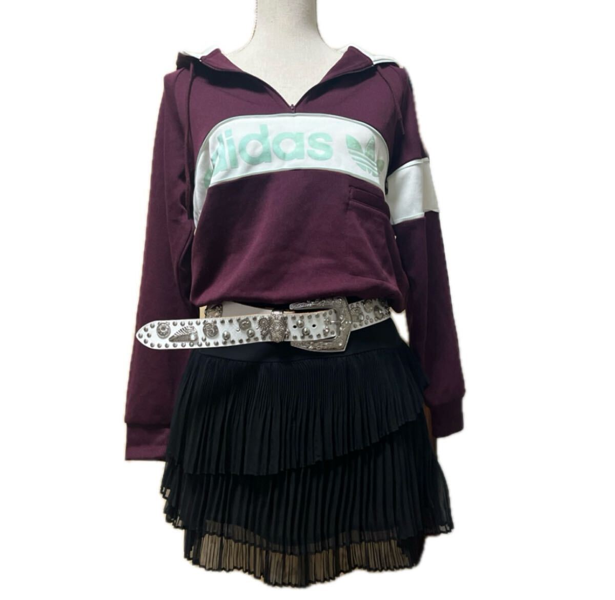 アディダスオリジナルス プルオーバー 復刻 S Y2K_画像1