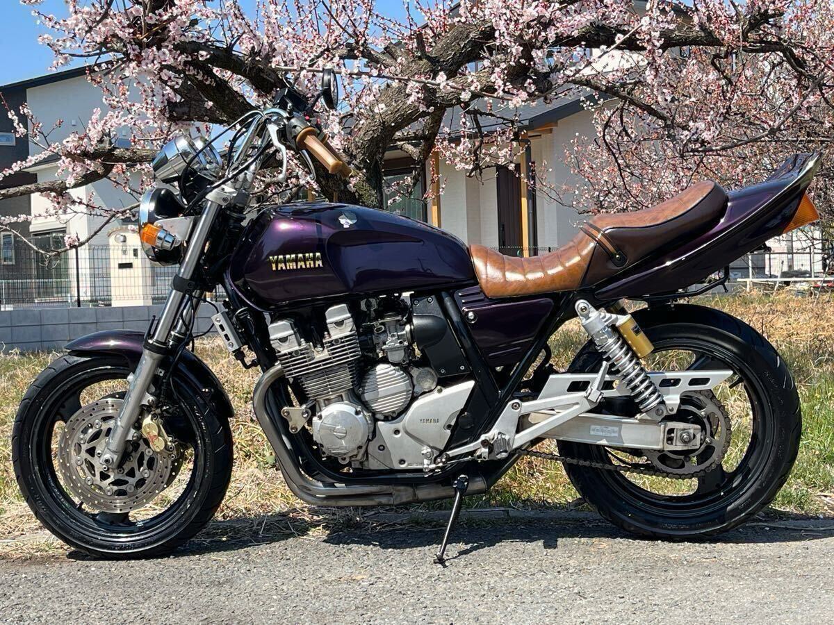 XJR400 4HM 書付 実働ベース 吹け上がり良好 CBXテール タック XJR400 4HM 書付 実働ベース 吹け上がり良好 CBXテール タック